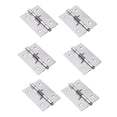 thumbnail image 2 of Bisagra de puerta de 6 piezas, fácil instalación para puerta trasera, herrajes versátiles para muebles. 2 pulgadas, 2 of 8