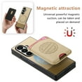 thumbnail image 2 of Dteck for Samsung Galaxy Z Fold 6 Wallet Case with Card Holder, Compatible with MagSafe, 2 in 1 Detachable Magnetic Wallet Phone Cover for Samsung Z Fold 6,Khaki, 2 of 7