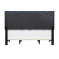thumbnail image 6 of Reece Channel Stitched Upholstered Queen Bed, Sapphire Blue, by Hillsdale Living Essentials, 6 of 19