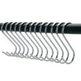 thumbnail image 3 of Ganchos en S de acero inoxidable de 2" para colgar en cocina, baño, dormitorio, almacenamiento, uso exterior, múltiples usos, 2 piezas, 3 of 4