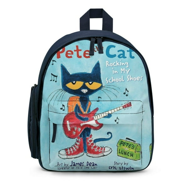 Pete The Cat Lightweight Backpack Shoulder Bags Bookbag Daypack Travel Camping