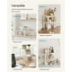thumbnail image 5 of Set de cocina SONGMICS, estante organizador, 2 unidades, color blanco crema, 5 of 6