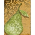 thumbnail image 3 of Stimson, Diane 15x18 Black Modern Framed Museum Art Print Titled - Green Pear Damask, 3 of 5