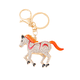 thumbnail image 1 of Llavero Creative Stripe con colgante de caballo, aleación de diamantes de imitación, 1 of 2