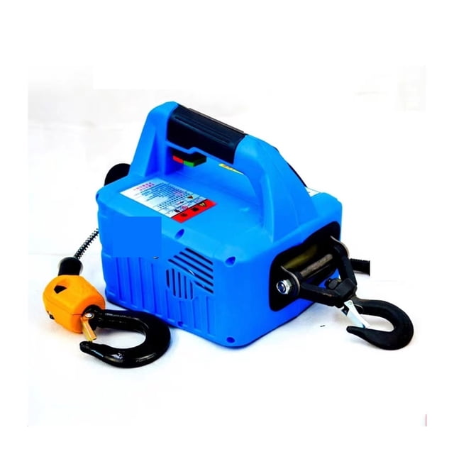 Portable Electric Winch,500KG 7.6M Portable Electric Winch Hand Winch Traction Block Electric Steel Wire Rope Lifting Hoist Towing Rope ,Outstanding Load Capacity