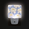thumbnail image 3 of WOBOGO A Seamless Pattern Of Water Lilies LED Night Light 2 Pcs Set 0.5 Watt Wall Plug in Dusk to Dawn Automatic Switch Soft White Light, 3 of 7