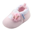 thumbnail image 2 of Newborn Baby Boys Girls Cozy Fleece Booties with Grippers Stay On Slipper Socks Infant Toddler Crib Winter Shoes for Boys Girls, 2 of 5