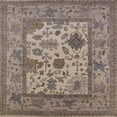 thumbnail image 1 of Ahgly Company Indoor Square Mid-Century Modern Camel Brown Oriental Area Rugs, 3' Square, 1 of 6