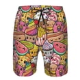 thumbnail image 3 of Goofa Fruit-Flavored Ice-Cream Printed Mens Swim Trunks Summer Quick Dry Short Beach Swimwear Bathing Suits-Small, 3 of 9