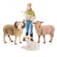 thumbnail image 5 of Estatua de Artesanías CUTICAT Juguetes Educativos Conejo Decoración Modelo de Granja, 5 of 5
