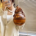 thumbnail image 4 of Dpityserensio Personalized Round Female Bag Chain Basketball Bag All-match Satchel Small Bag, 4 of 5