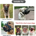 thumbnail image 4 of Dog muzzle, Dog muzzle with breathable mesh and nylon headband, Bite prevention, chewing and barking muzzle (S), 4 of 5