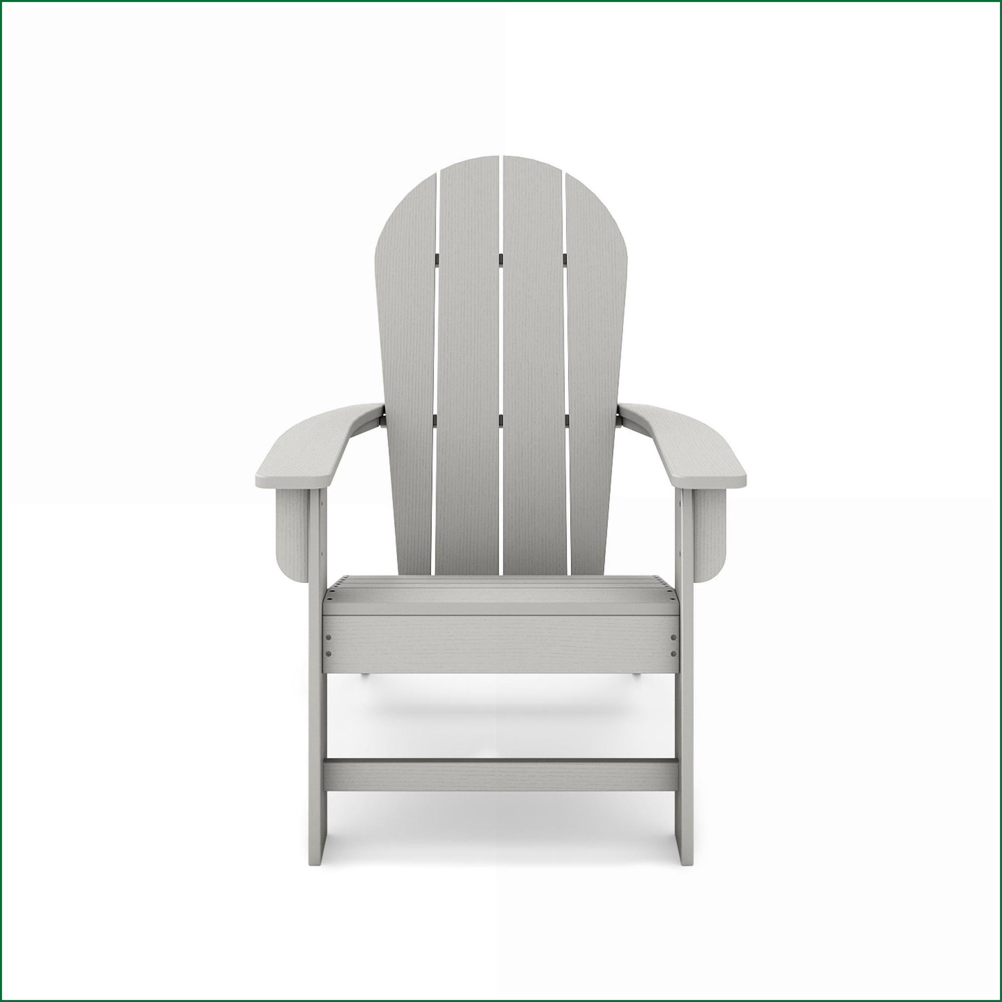 Adirondack Chairs Classic Dark Gray HDPE Poly Lumber for Pool Patio Garden | Dark Gray | HDPE
