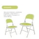 thumbnail image 5 of 6 sillas plegables de oficina acojinadas ilios innova  Verde limón, 5 of 5