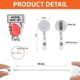 thumbnail image 3 of Nephrology Badge Reel | Funny Kidney Nephr Give Up Badge Holder | Cute Medical Retractable ID Clip for Nephrologists Nurses Doctors Staff, 3 of 3