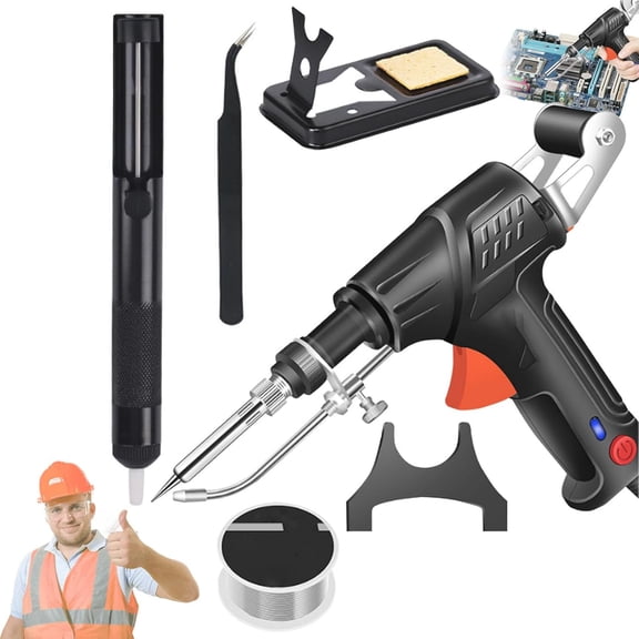 German-Precision Internally Heated Industrial Welding Tools, 2026 New Precision Welder Machine, Internally Heated Industrial Welding Tools, for Rustremoval, Cutting, Welding (Black)