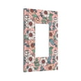 thumbnail image 2 of ZICANCN Outlet Covers Wall Plate, Peach Tones Blossom Floral Flower Light Switch Cover Decorative, Duplex Toggle Combo 1-Gang, 2 of 9