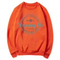 thumbnail image 4 of Orange Half Zip Sweatshirt Women, Zipper Hoodies For Women, Mama Boobery Brewing Co Sweatshirt Women Mama Crewneck Long Sleeve Graphic Shirts Mom Breastfeeding Pullover Tops, 4 of 4