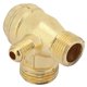 thumbnail image 1 of Válvula de retención de tres vías de 3 puertos Accesorios de compresor de aire con rosca macho de 550 W/1100 W, 1 of 4