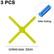 thumbnail image 2 of Salvamanteles plegables del silicón, tenedor extensible del pote del silicón del diseño compacto cruzado plegable antideslizante, 2 of 5