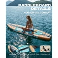 thumbnail image 5 of SOLAVERO 11'x35" Inflatable Paddle Stand Up Board with SUP Accessories for Adults, Ultra-Light & Non-Slip Deck Sup Paddle Board, 5 of 8