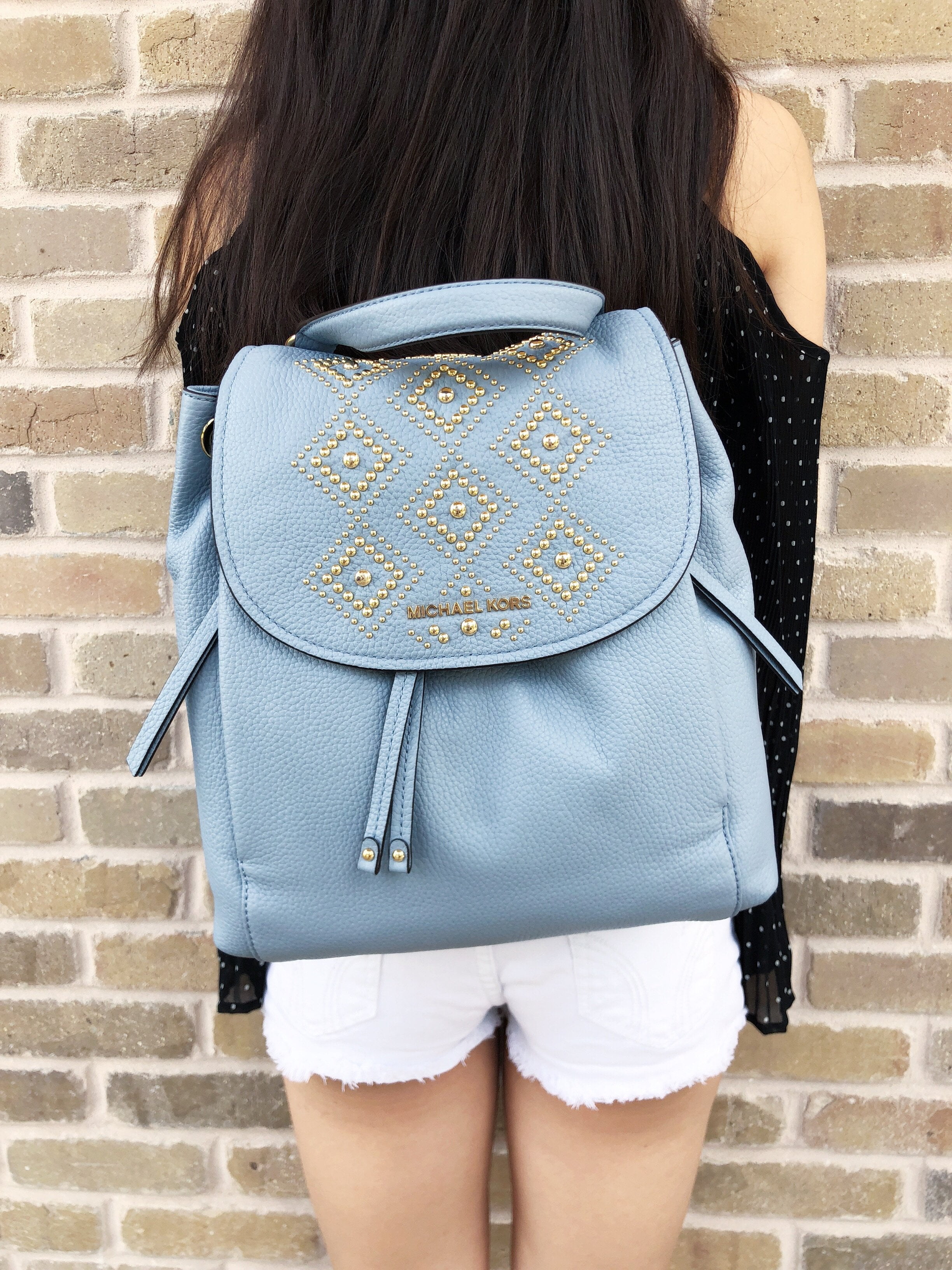 michael kors riley backpack