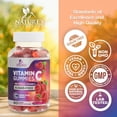 thumbnail image 5 of Zero Sugar Vitamin C Gummies - Immune Support & Antioxidant VitaminC Dietary Supplement - Vegan, Non-GMO, Dairy & Gluten Free C Vitamin Gummy - Raspberry Flavor for Kids & Adults - 60 Count Gummies, 5 of 10