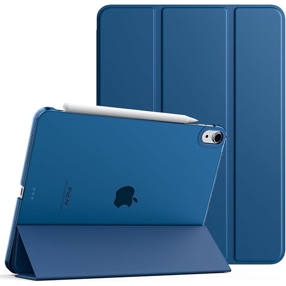 for iPad Air 11 Inch Case (M3/M2-2025/2024), iPad Air 5th Generation 2022/4th Gen 2020 10.9 Inch, Slim Hard Translucent Back Cover, Support Auto Wake/Sleep, Abyss Blue