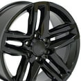 thumbnail image 5 of OE Wheels CV34 20 Inch Rims Fit Silverado 1500 Trail Boss Style 6x139.7 20x9 Gloss Black - Hollander 5911 (Set of 4), 5 of 5