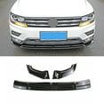 thumbnail image 2 of Front Bumper Lip Spoiler Splitter Diffuser Body Kit Tuning ABS Canard Lip Protector Cover for Volkswagen Tiguan MK2 2017-2020, 2 of 7