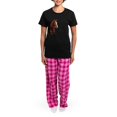 thumbnail image 4 of CafePress - Id Rather Be Riding! Horse Women's Dark Pajamas - Women's Short Sleeve Print T-Shirt and Pants Dark Cotton Pajama Set, 4 of 7