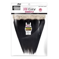 Pristine Brazilian Virgin Remy 100% Human Hair 13X4 HD Clear STRAIGHT Closure 14" (613)