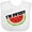 AA-White, variant on Inktastic I'm Sweet Watermelon Boys or Girls Baby Bib