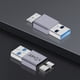 thumbnail image 3 of Adaptador de datos USB-A/Tipo-C a Micro B 7.5W para cable de disco duro Teléfono móvil Hugtrwg  Para estrenar, 3 of 8