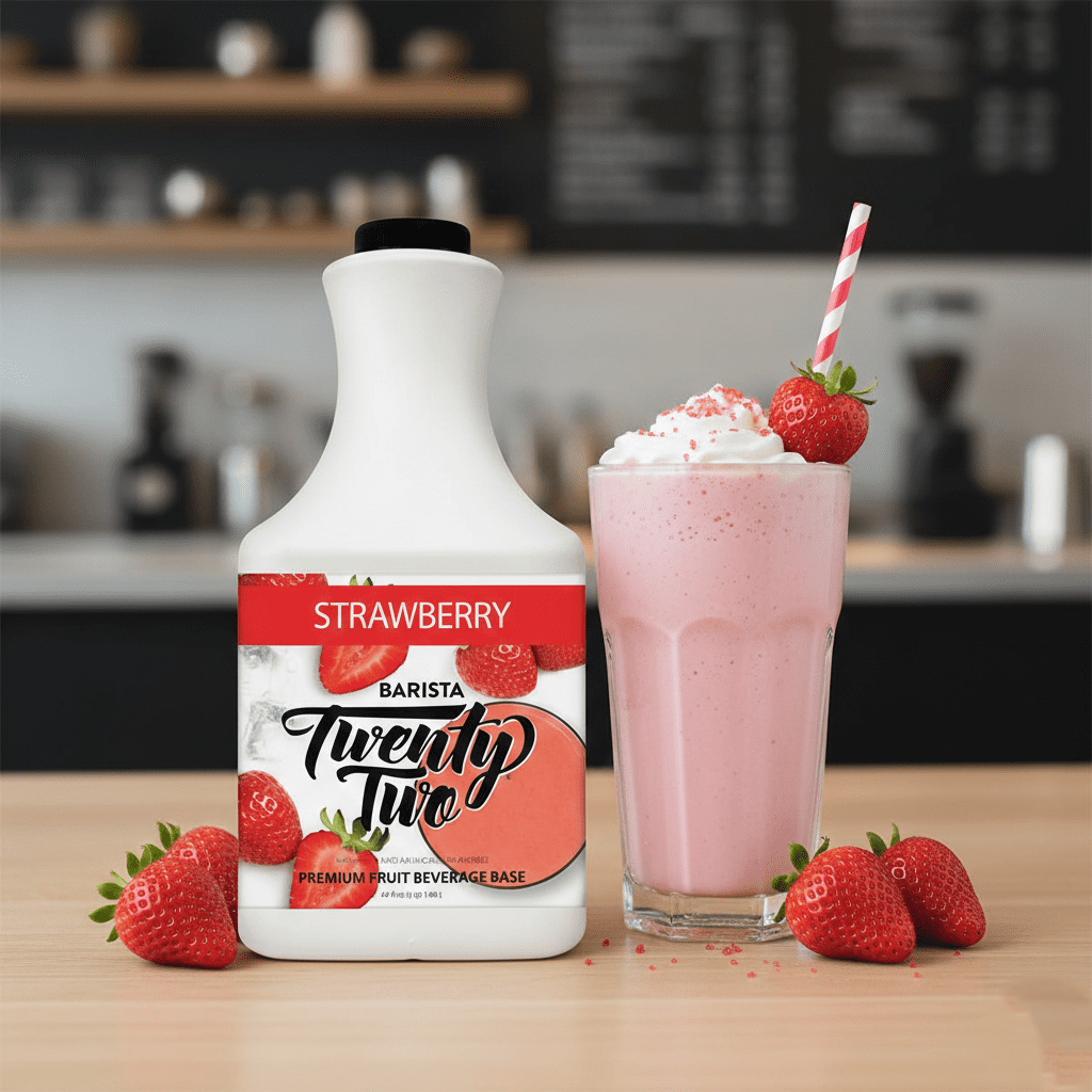 Barista 22 Strawberry Premium Fruit Beverage Base cs 6/64 oz