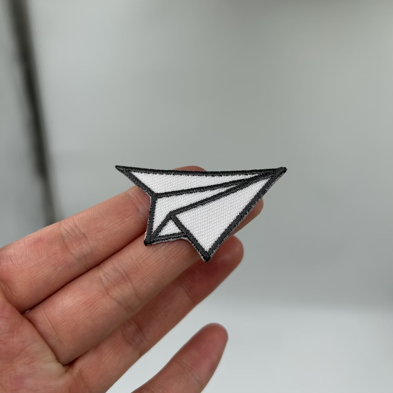 4pcs Paper Airplane Embroidered Patches - Small Iron-On/Sew-On for Backpacks, Hats, and Clothing - Ideal Gift for Aviation Lovers