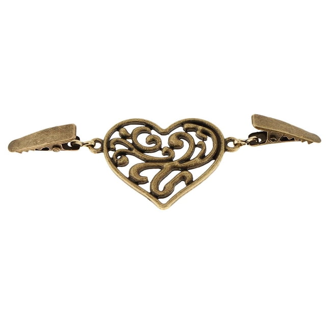 Clip de suéter Macarena para Mujer Suéter Blusa Chal Camisas Broche Pin -Bronce