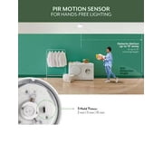7″ Spin Light with PIR Motion Sensor and 3CCT