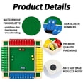 thumbnail image 3 of 1-4 Players Shut The Box Dice Game, Family Wooden Board Table Math Games for Adults and Kids, 8 Dices Classics Games for Classroom,Home,Party or Pub, 3 of 7