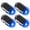 Blue, variant on Solar Anti Theft Car Warning Light, Solar Powered Fake Alarm Decoy, LED Flashing Security Light for Vehicles, Dummy Car Alarm