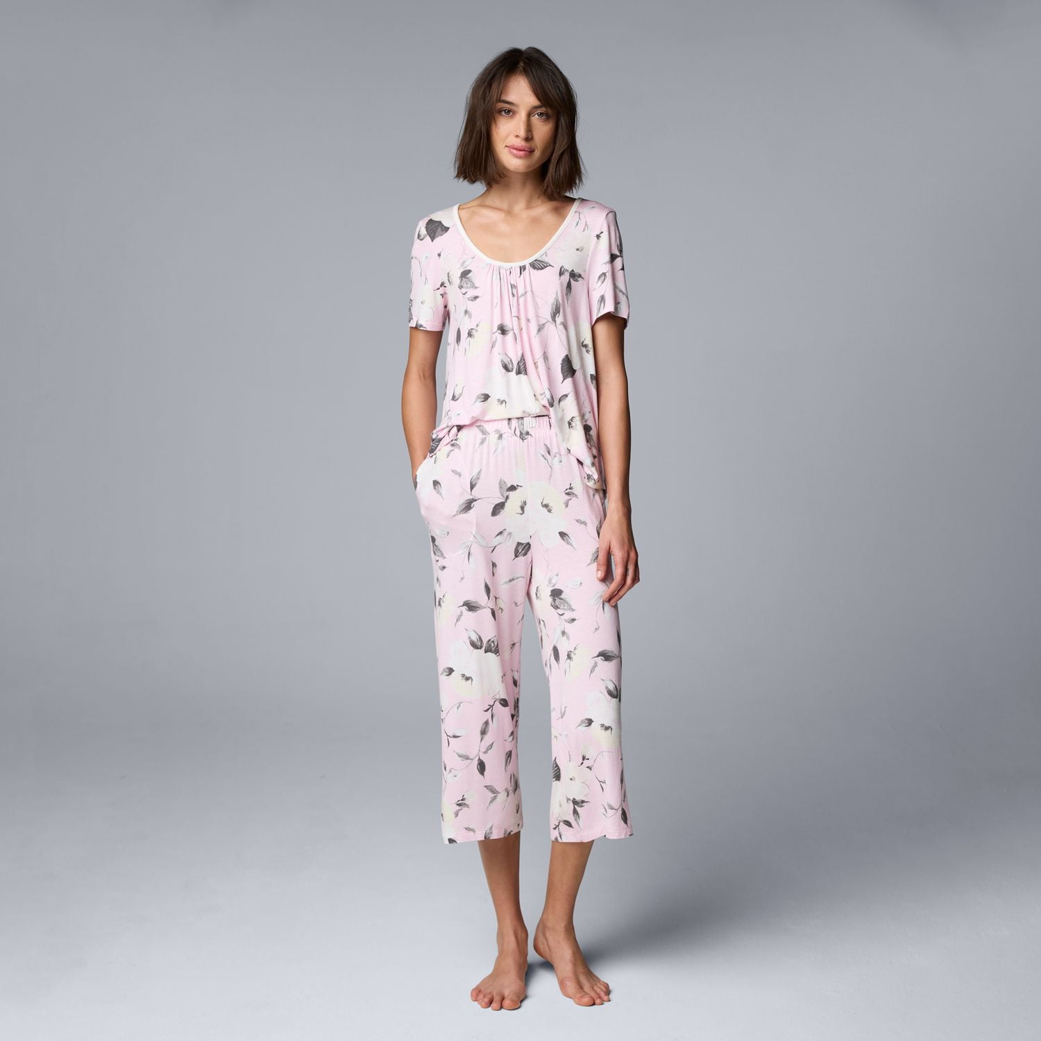 Simply vera wang pajamas plus size best sale