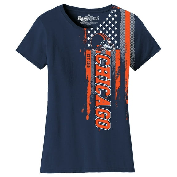 Women's Football USA Flag T-Shirt