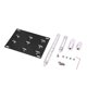 thumbnail image 1 of Parachoques delantero placa soporte de matrícula Negro Kit para Coche Maz-da2 Reiz 2010 posterior Unique Bargains, 1 of 6