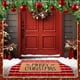thumbnail image 5 of Juego de alfombras Duraaamo Christmas Door, 40 x 70 cm, alfombra a cuadros, 60 x 90 cm, 5 of 6