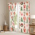 thumbnail image 3 of Homewish Cartoon Christmas Nutcracker Blackout Curtains Set of 2 (52x84 Each),Chic Xmas Tree Window Curtains,Chic Xmas Tree Curtains and Drapes For Girls,,Microfiber Bedroom Decor, 3 of 6