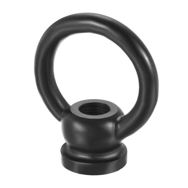Unique Bargains 50kg Max Load M10 Thread Ring Female Chandeliers Loop Eye Nut Black