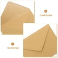 thumbnail image 3 of HOKARUA 50pcs Delicate Invitation Envelopes Greeting Postcard Envelopes Letter Envelopes Vintage Cards Envelopes, 3 of 6
