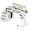 White, variant on REAHOME Electric Standing Desk with Drawers, 47 x 24 Inches Height Adjustable Sit Stand Desk with Storage, 3 Memory Preset Home Office Computer Desk, Printer Cabinet, 2 Hooks, Cable Management, White