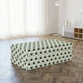 thumbnail image 3 of Abstract Foldable Mattress, Onigiri Japanese Rice Art, 78.7" x 47.2", Pale Green Dark Green, by Ambesonne, 3 of 6