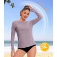 thumbnail image 2 of Rash Guard Kinglaman para mujer, de secado rápido, UPF 50+, paquete de 6, 2 of 6